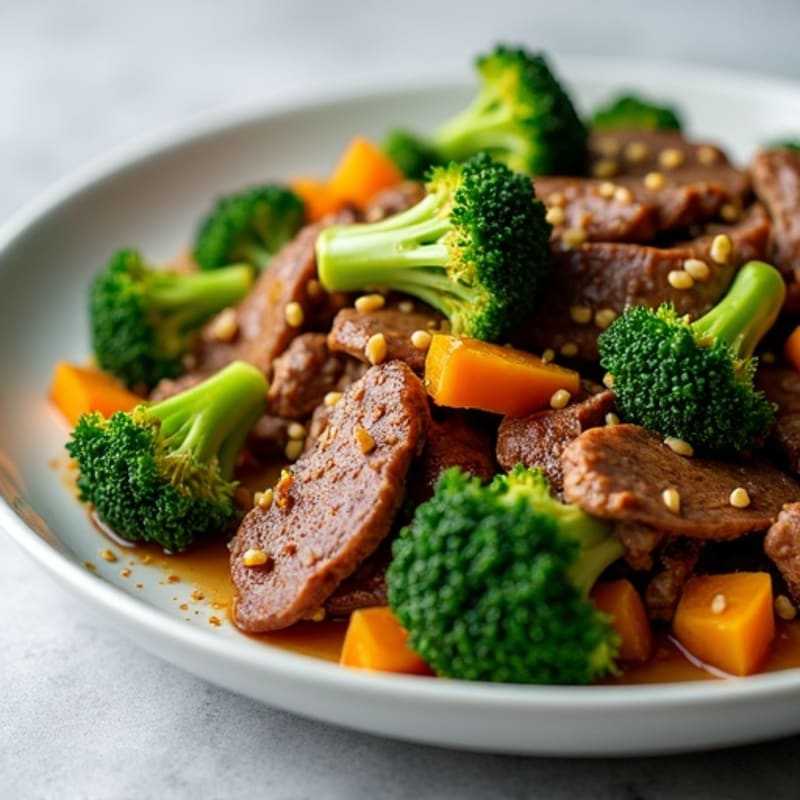 Ginger-Garlic Beef and Broccoli Stir-Fry
