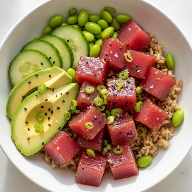 Hawaiian Tuna Poke Bowl