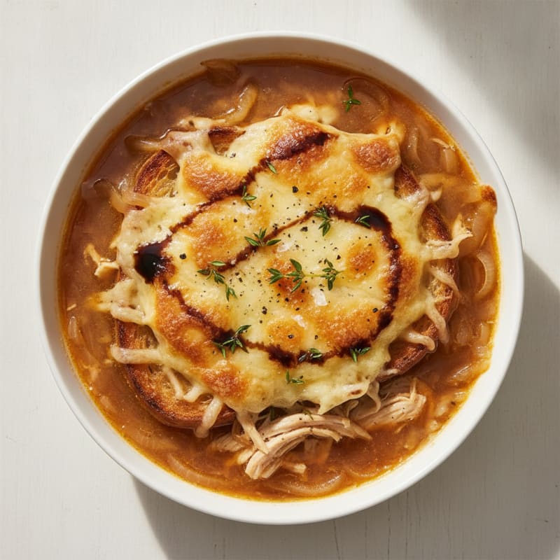 Caramelized Onion and Gruyere Soup
