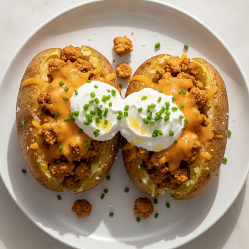 Loaded Baked Potatoes with Chives