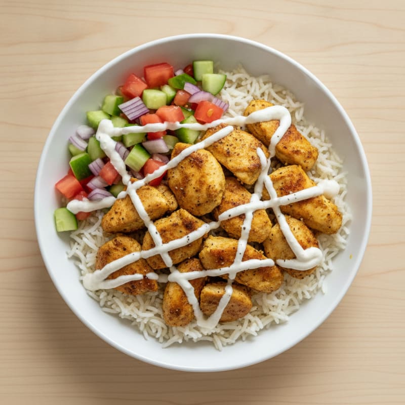 Chicken Shawarma Rice Bowl