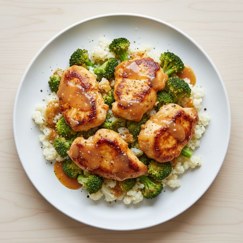 Crispy Teriyaki Chicken and Broccoli