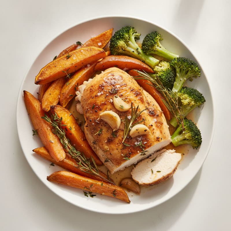 Garlic Herb Roasted Chicken