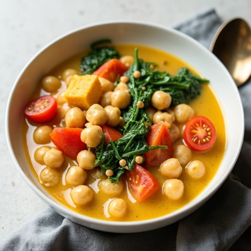 Creamy Coconut Curry Chickpea Stew