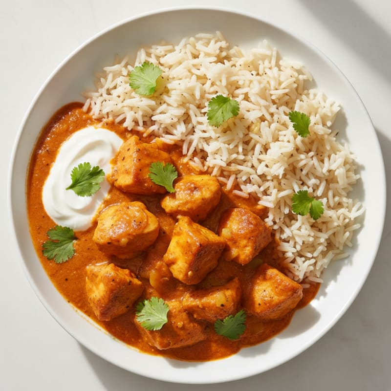 Spiced Butter Chicken with Basmati Rice