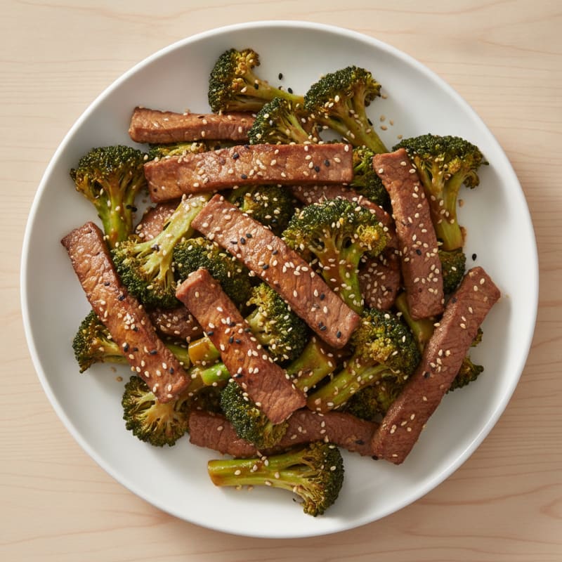 Sesame Beef & Broccoli Stir-Fry