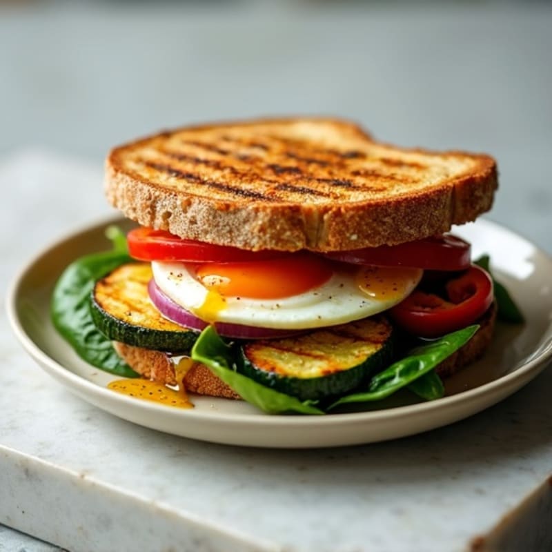 Hearty Grilled Vegetable Sandwich