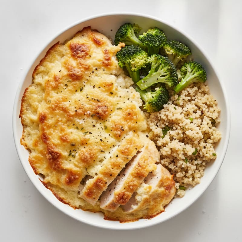 Cottage Cheese Chicken Bake with Herbs