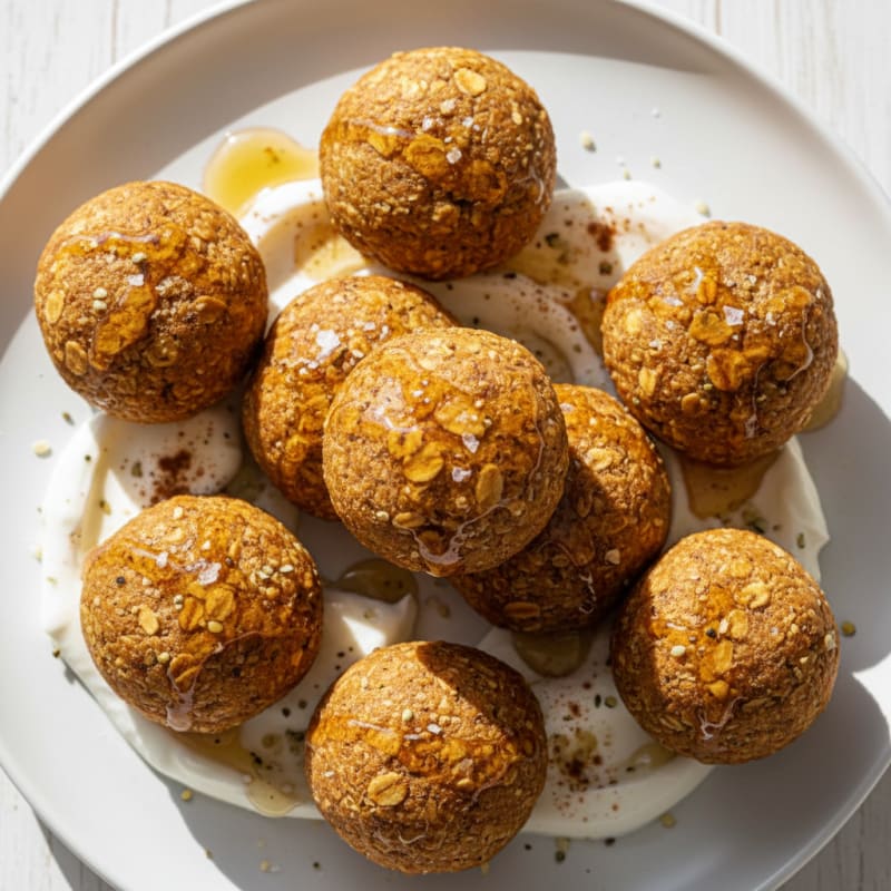 Golden Honey-Oat Power Bites
