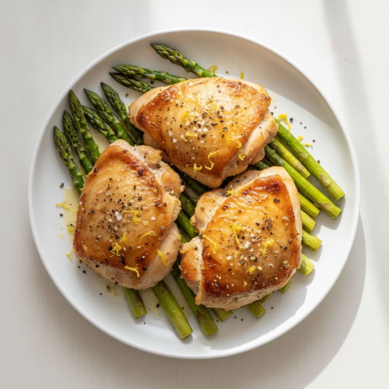 Lemon-Herb Roasted Chicken Thighs