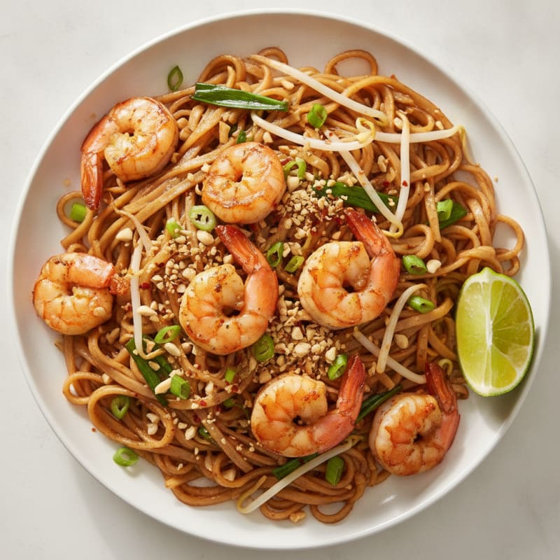 Shrimp Pad Thai Noodles