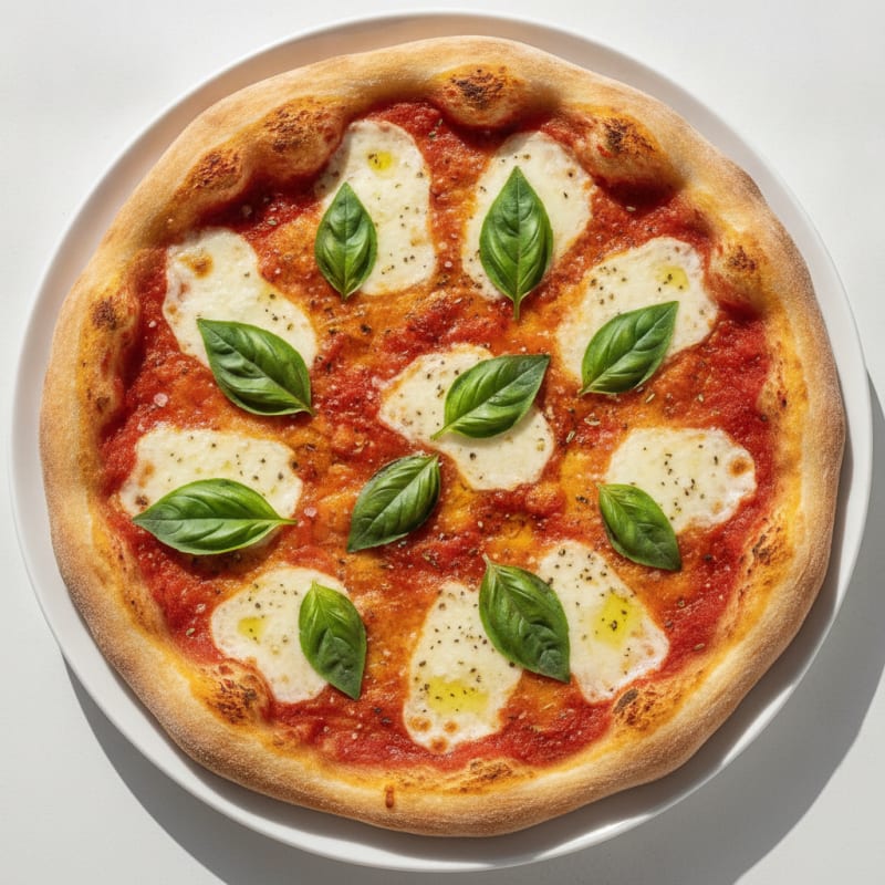 Classic Margherita Pizza with Fresh Basil