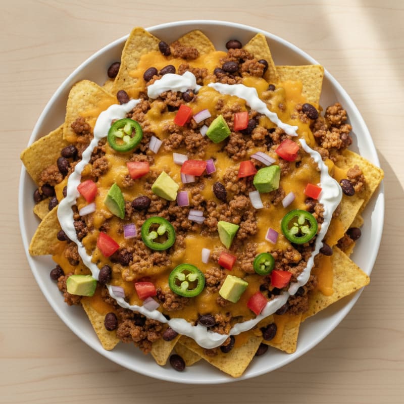 Loaded Beef Nachos