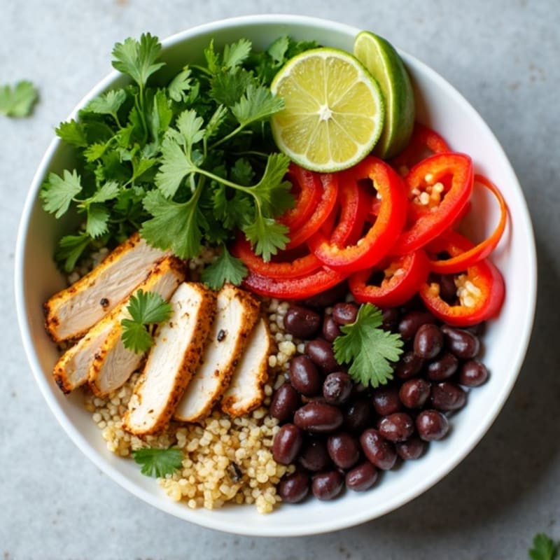 Zesty Lime Quinoa Black Bean Bowl