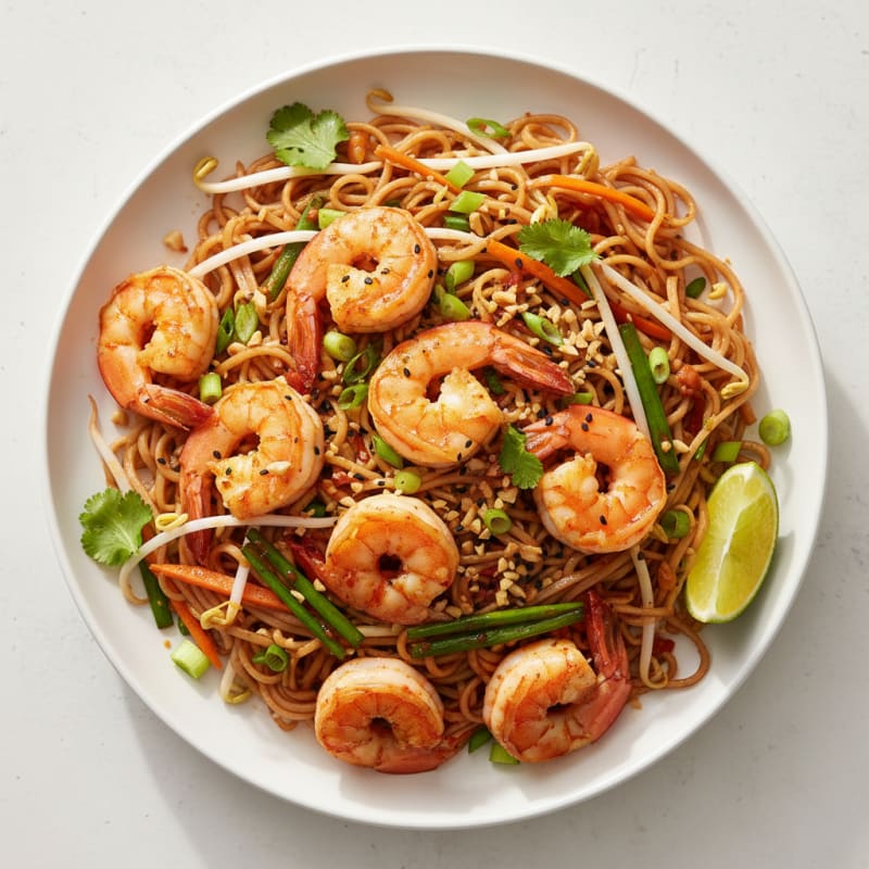 Zesty Chili-Lime Shrimp Pad Thai