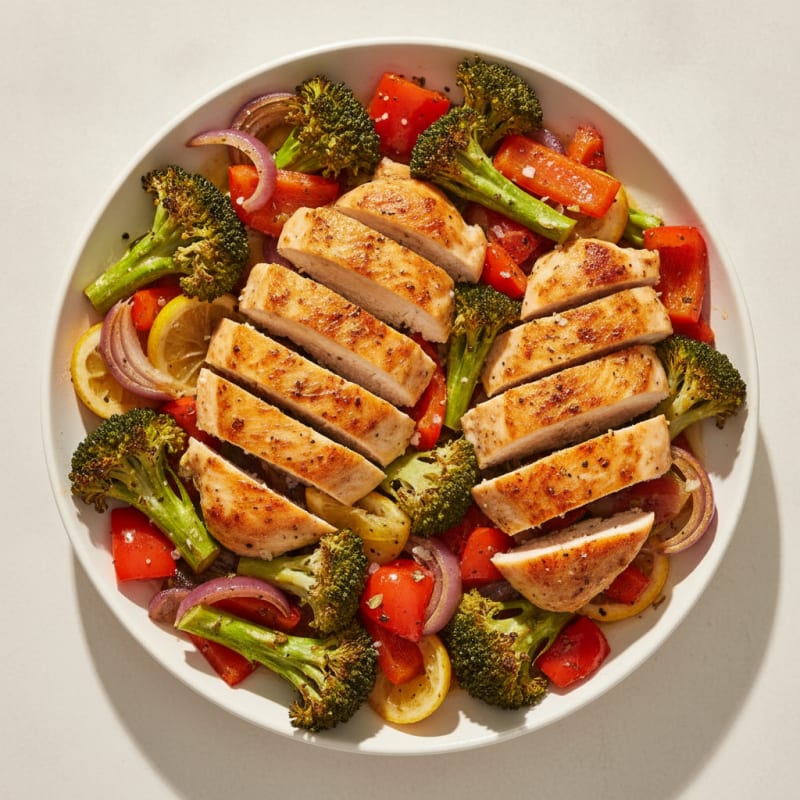 Sheet Pan Lemon Herb Chicken and Veggies