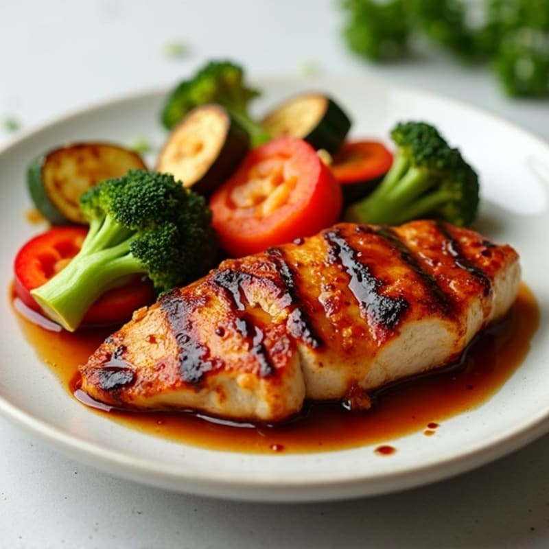 Healthy Teriyaki Chicken with Roasted Vegetables