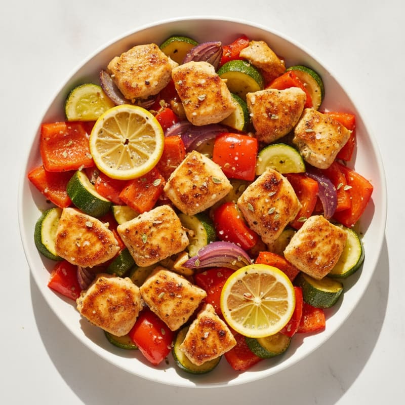 Sheet Pan Lemon Herb Chicken and Veggies