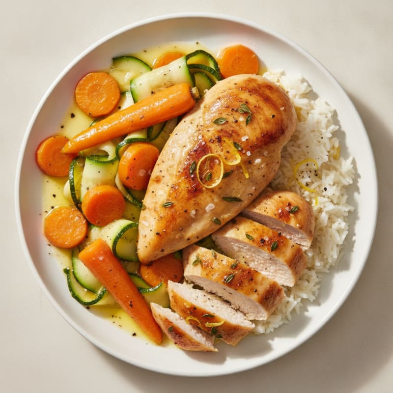 Mediterranean Chicken with Roasted Vegetables