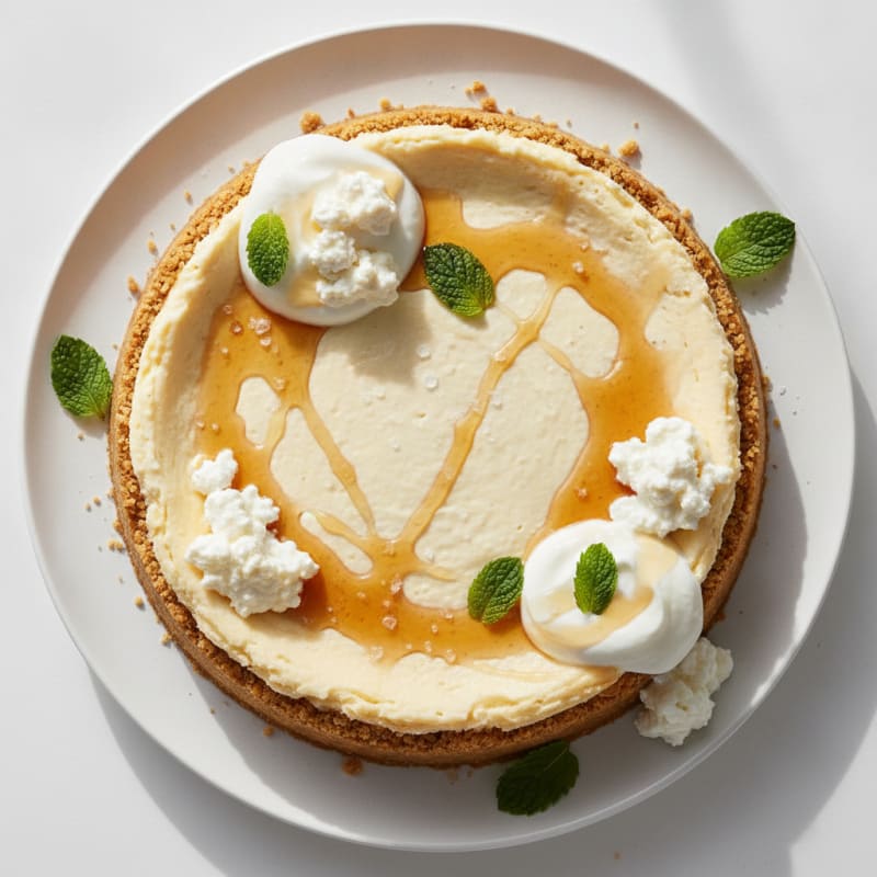 High-Protein Vanilla Bean Cheesecake