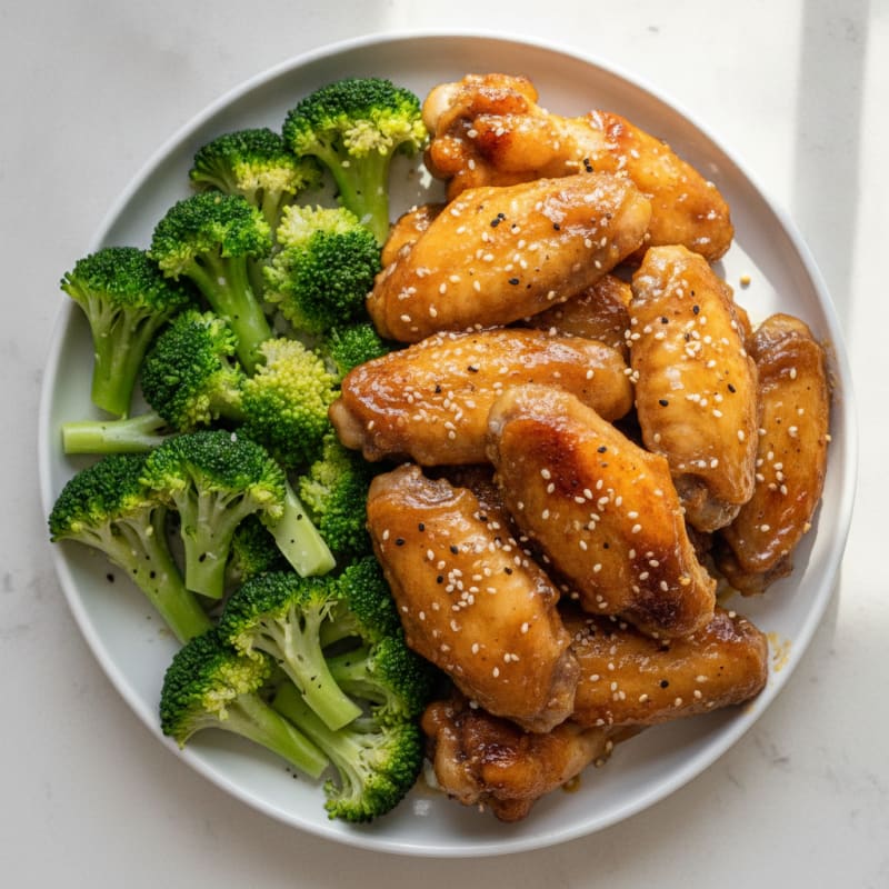 Honey-Garlic Glazed Chicken Wings