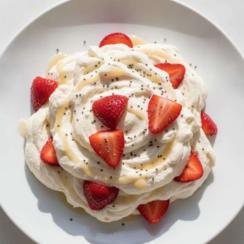 Silky Greek Yogurt Protein Mousse with Berries