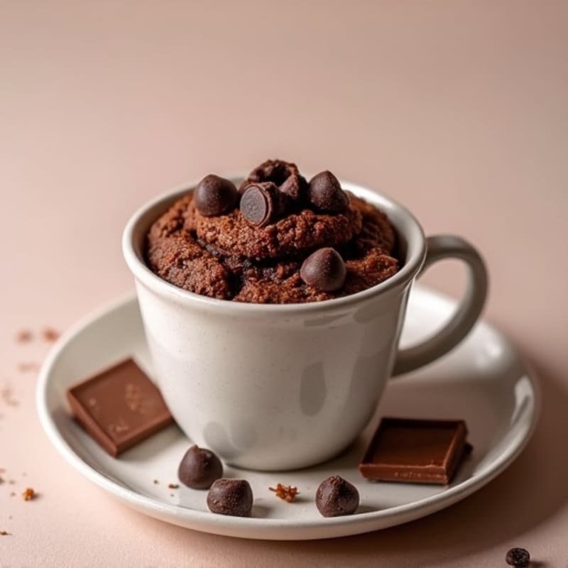 Protein-Rich Double Chocolate Mug Cake