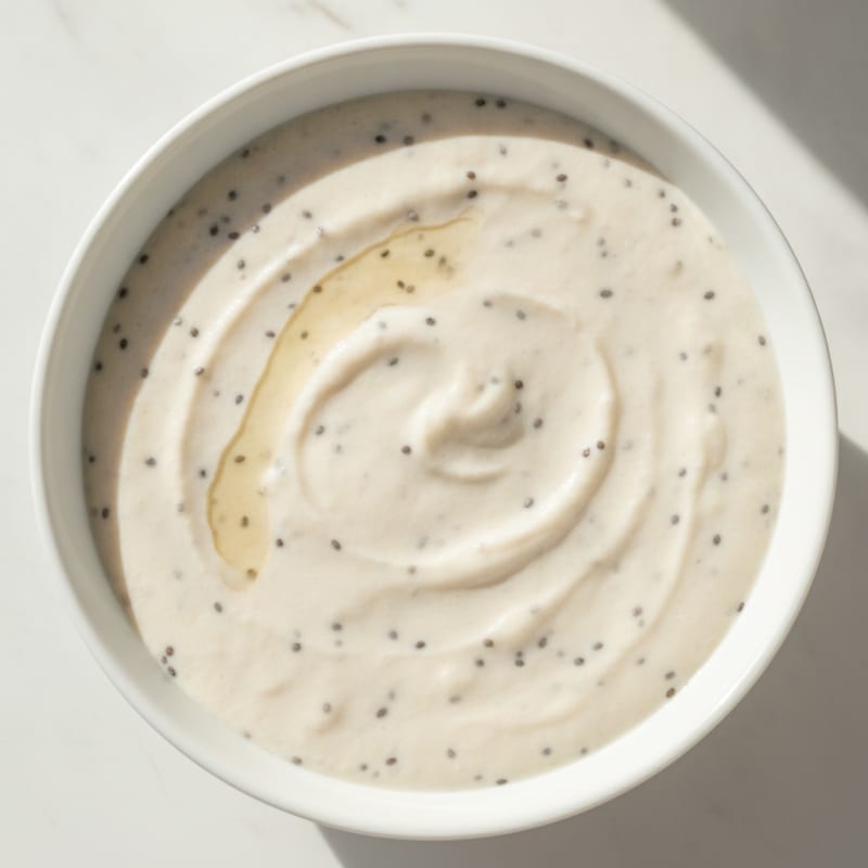 Silky Vanilla Protein Yogurt with Chia Seeds