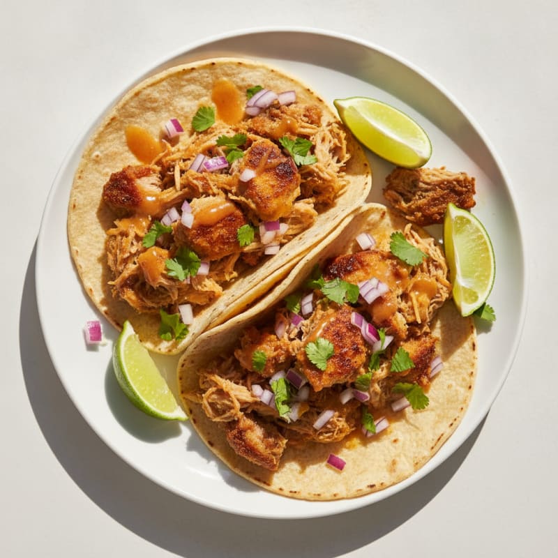 Slow-Cooked Pork Carnitas Tacos