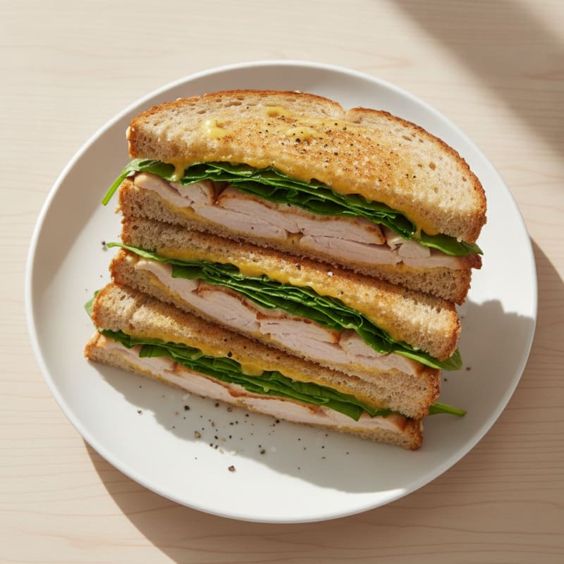 Gourmet Triple-Decker Grilled Cheese