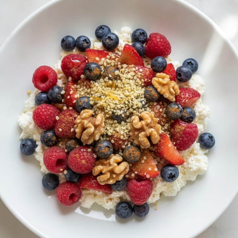 Cottage Cheese Power Bowl with Berries