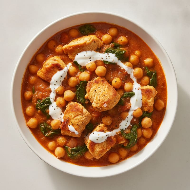 Hearty Chickpea and Tomato Curry