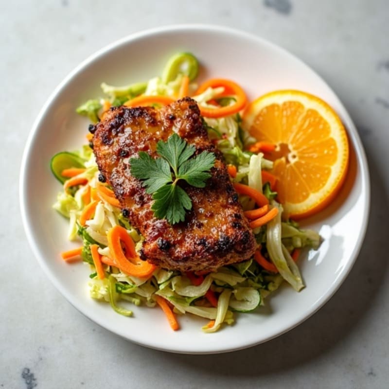 Citrus-Garlic Pulled Pork with Fresh Slaw