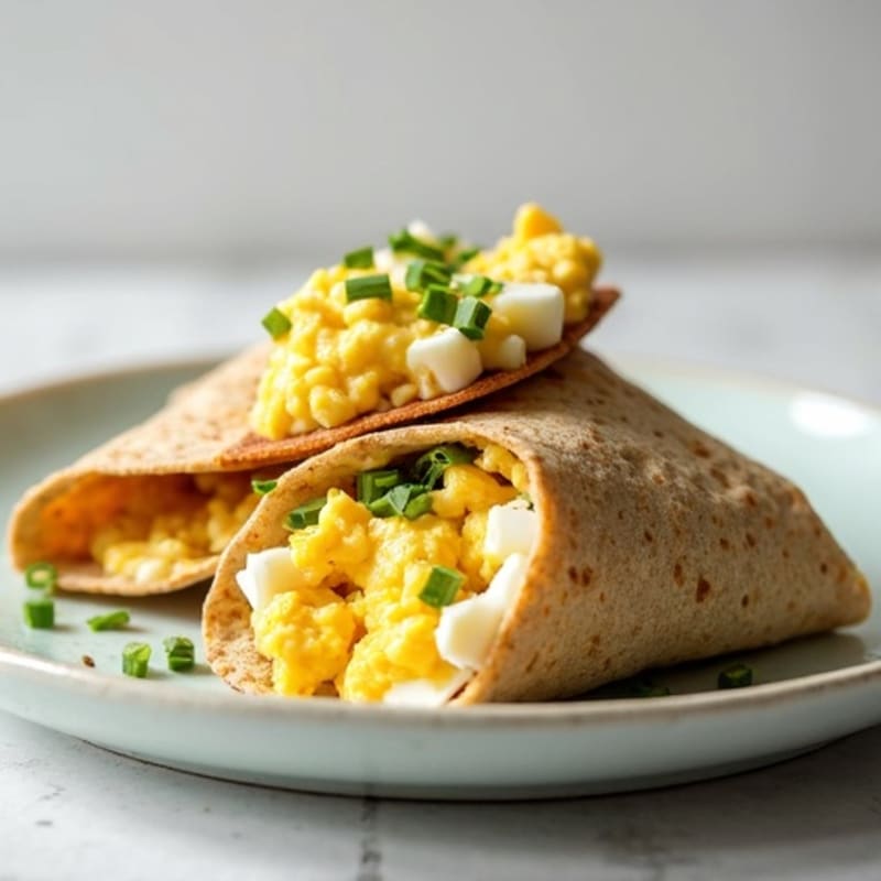 Protein-Packed Greek Yogurt Egg Salad Wrap