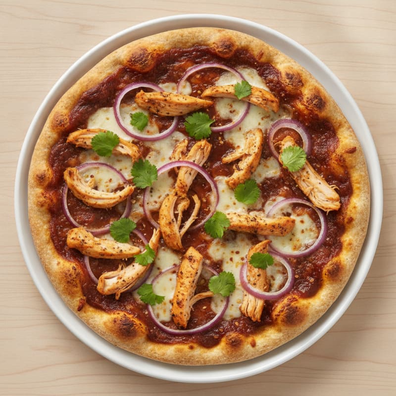High-Protein BBQ Chicken Pizza