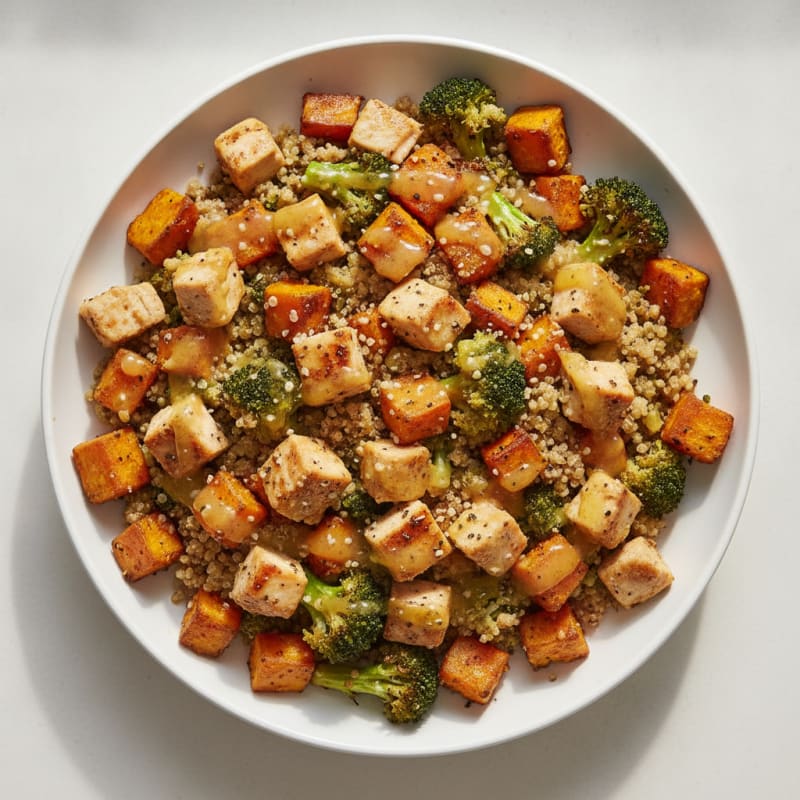 Roasted Vegetable and Quinoa Harvest Bowl