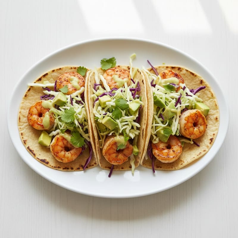 Smoky Chili-Lime Shrimp Tacos