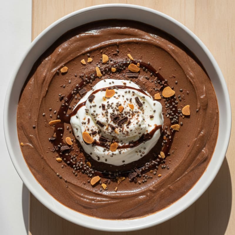 Silky Chocolate Protein Pudding