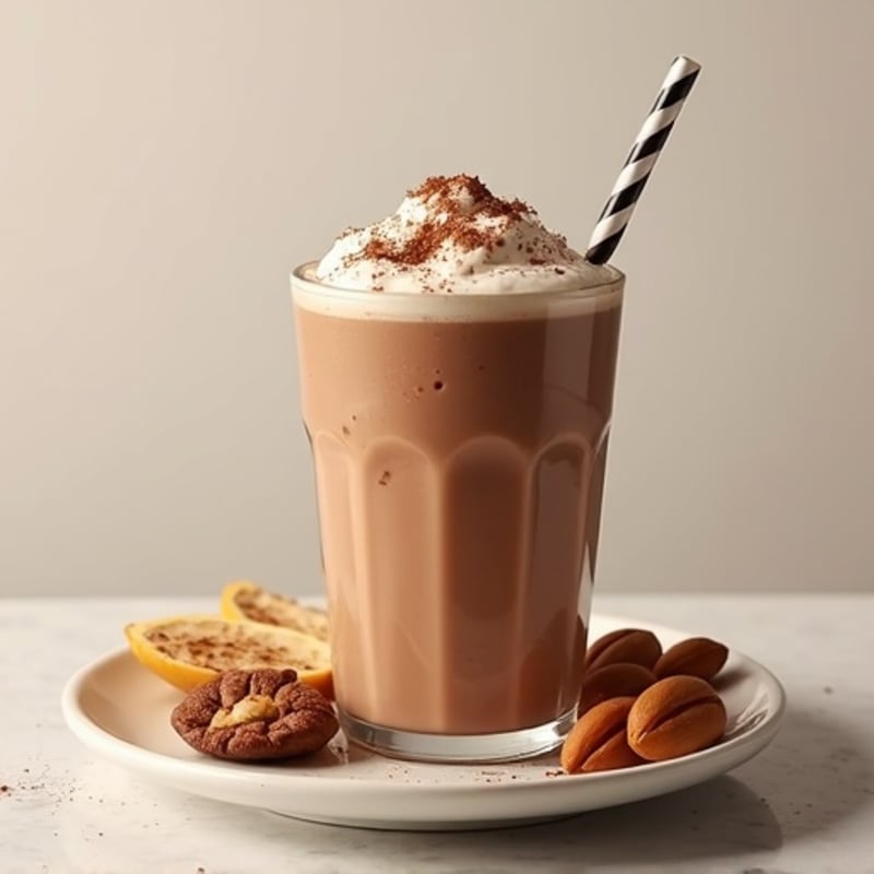 Creamy Chocolate Peanut Butter Protein Smoothie