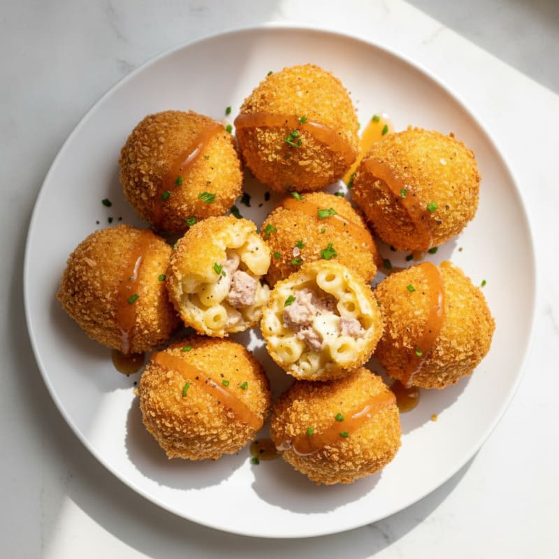Deep-Fried Mac & Cheese Balls