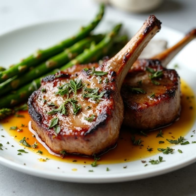 Rosemary-Garlic Grilled Lamb Chops