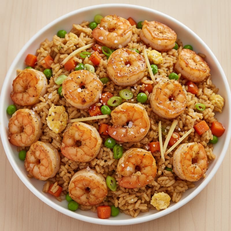Garlic Shrimp Fried Rice