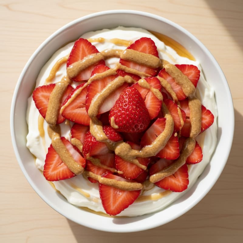 Silky Greek Yogurt Protein Mousse with Fresh Berries