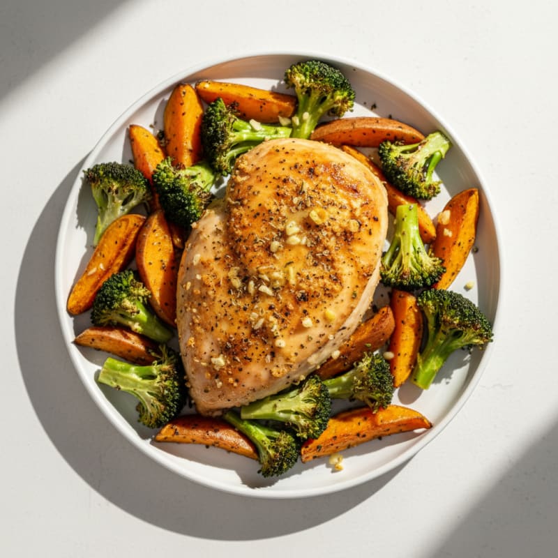 Crispy Lemon-Herb Roasted Chicken