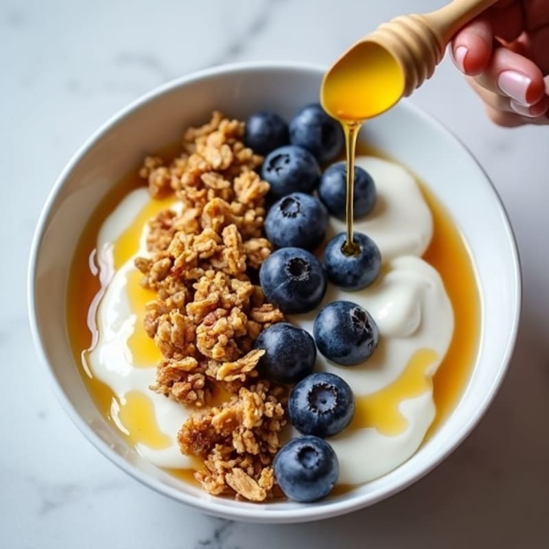 Honey-Drizzled Greek Yogurt Power Bowl