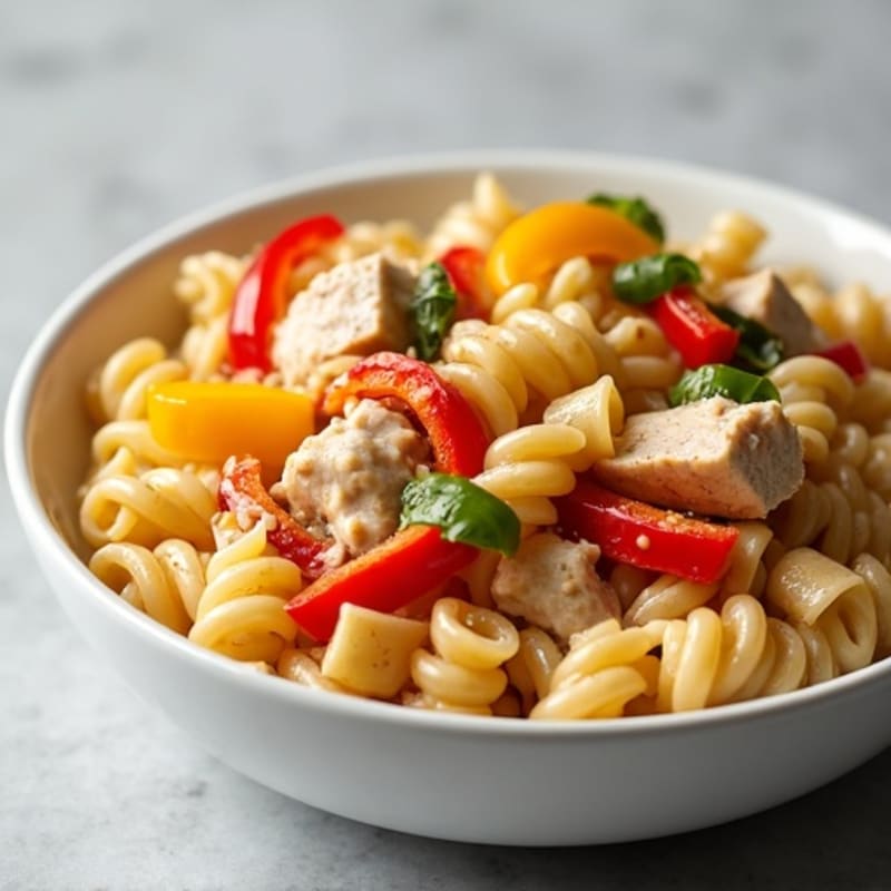 Creamy Cajun Chicken Pasta with Bell Peppers