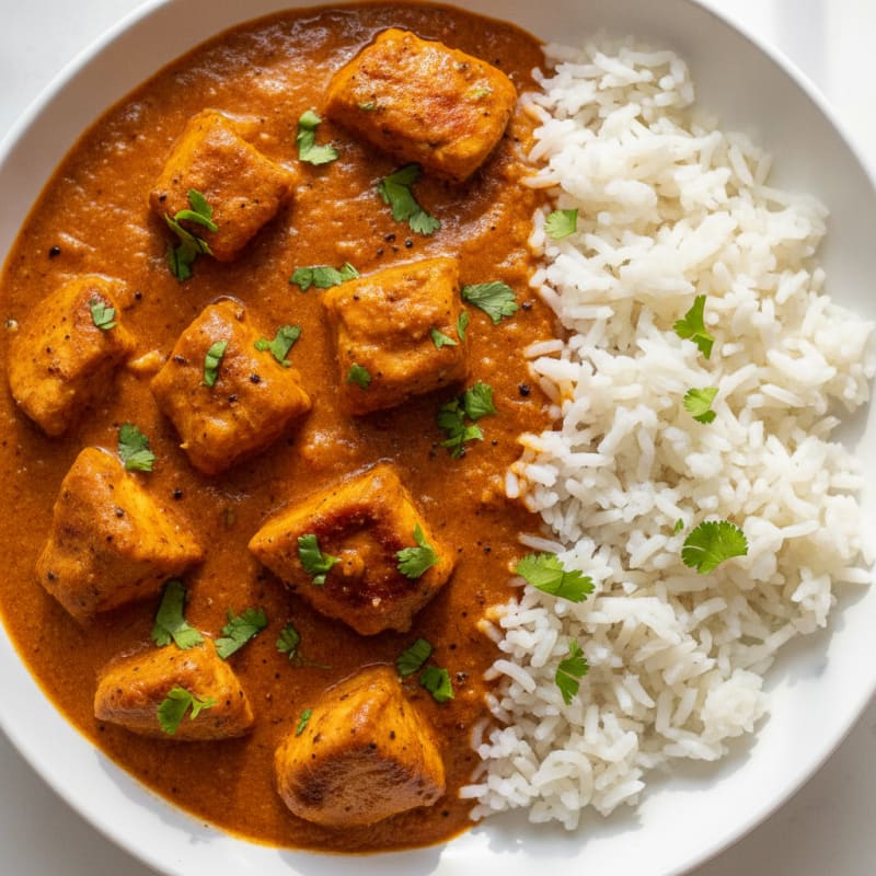 Spiced Butter Chicken with Basmati Rice