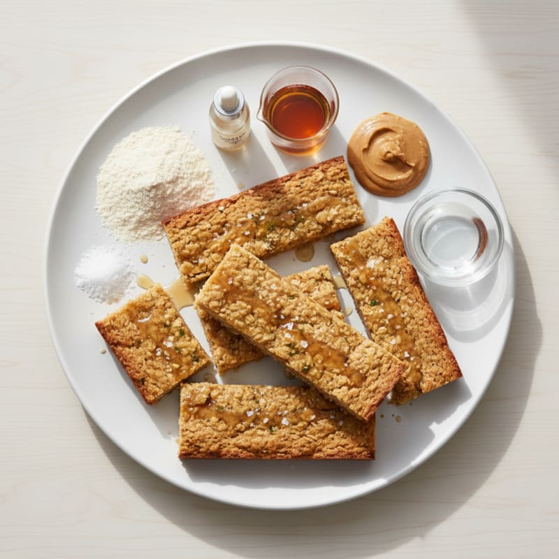 Chewy Vanilla Egg White Protein Bars