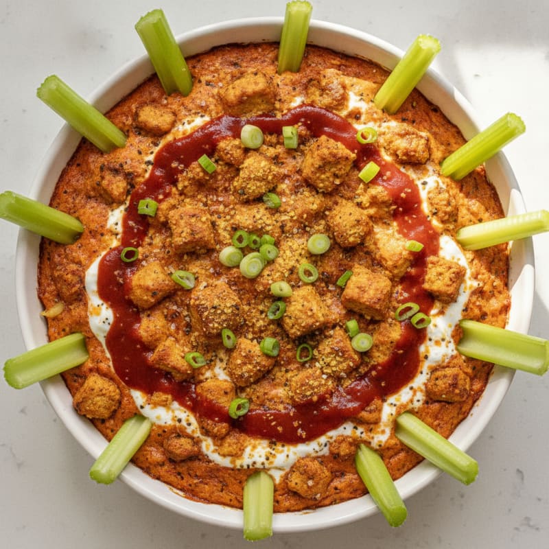 Buffalo Tofu Party Dip