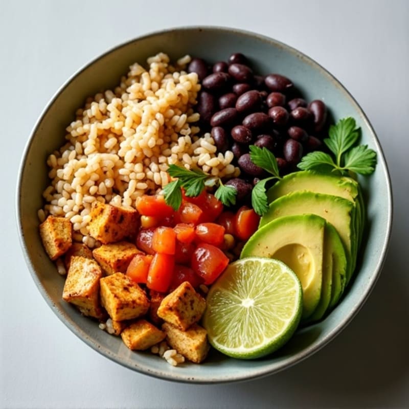 Healthy Black Bean Burrito Bowl